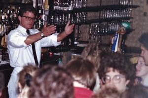 Larry Ray, holding court at P.J. Clarke's